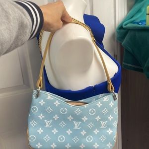 Designer inspired hand bag leather 10x6 inches new like the real bag